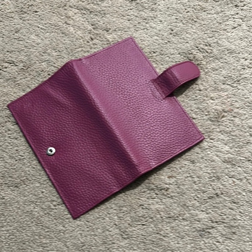 Purple Textured Wallet